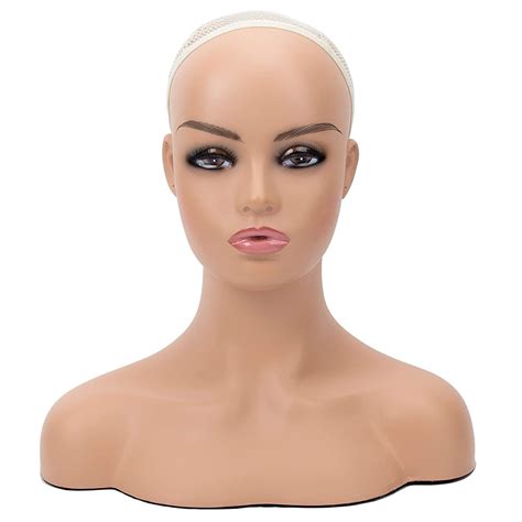 wig mannequin head and stand|More.